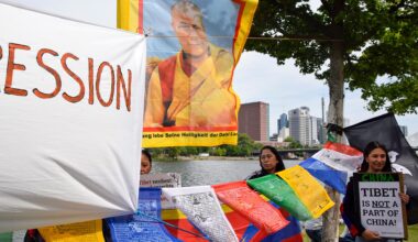 Tibet-Demo massiv gestört - Chinesische Repression mitten in Frankfurt – und keiner schaut hin