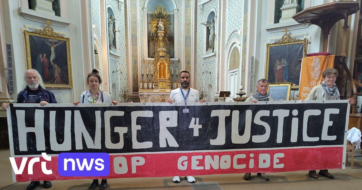 Einde van vijfdaagse hongerstaking voor Palestina in Gent, morgen gelijkaardige actie in Hasselt | VRT NWS: nieuws