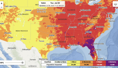 Scorching Heat Dome Sends Tampa to 100 Degrees F for the First Time