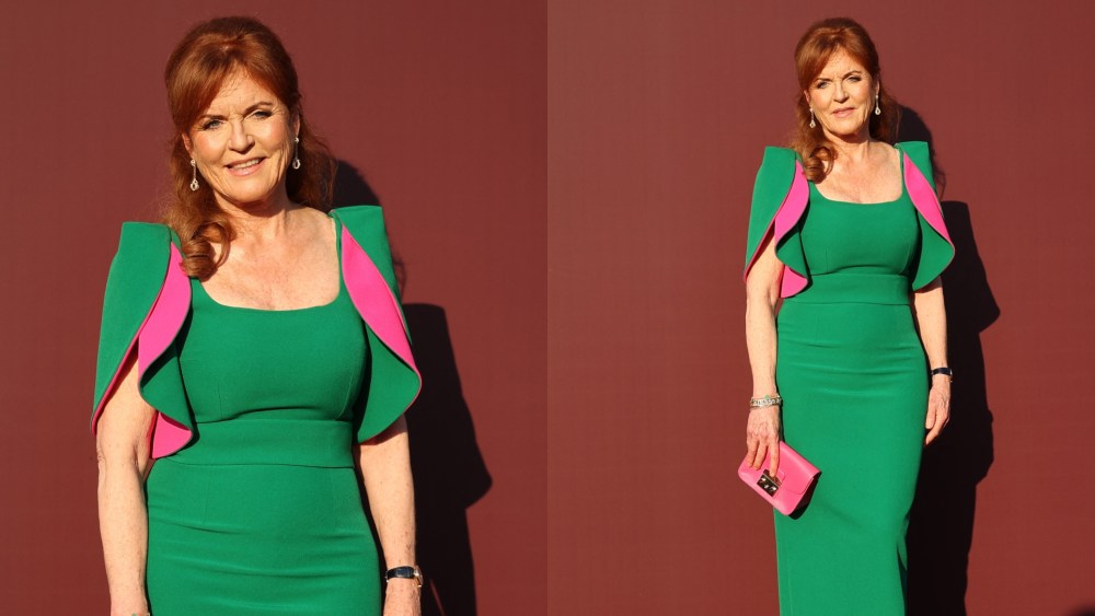 Duchess of York Sarah Ferguson poses for a photocall during the 4th edition of the charity gala 'Knights of Charity' at Château de la Croix-des-Gardes in Cannes on July 17, 2025. (Photo by Valery HACHE / AFP) (Photo by VALERY HACHE/AFP via Getty Images)
