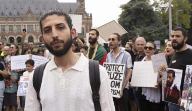 Familieleden demonstreren in Nederland tegen hel van de Druzen