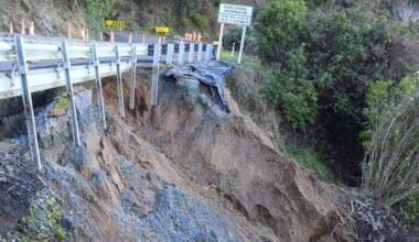 Crews give tour of storm-damaged Tākaka Hill road