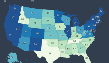 [OC] How US states score on LGBTQ+ rights