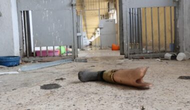 Inside Syria's Sednaya prison, after the fall of the Assad regime, December 12, 2024. Image: Shutterstock