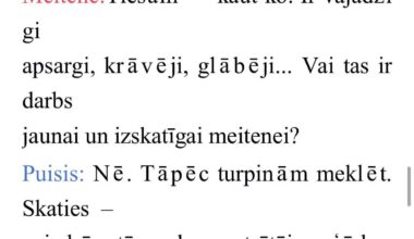 About material for Latvian study