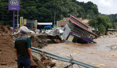 Seventeen people die in South Korea after torrential rain causes landslides and flooding | World News