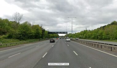 The crash took place near junction 2 of the M40