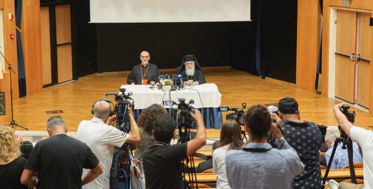 Latin Patriarchate of Jerusalem - Press Conference on the Patriarchs’ Visit to Gaza