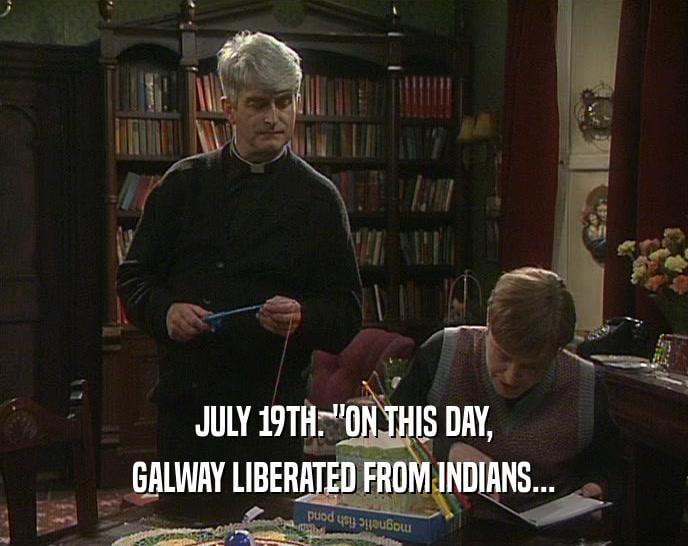 July the 19th