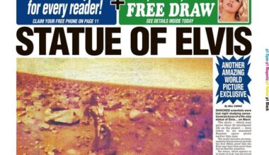 Classic Sunday Sport Front Pages.