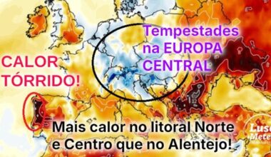 Lestada instala-se em Portugal, e surge calor tórrido - dia mais quente do ano no litoral - saiba os detalhes do tempo na terça, 8 de julho 2025
