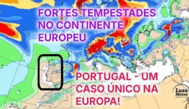 Portugal é caso único na Europa - enquanto tempestades percorrem o Continente, por cá é o único país onde não chove até Agosto! Saiba as previsões atualizadas!