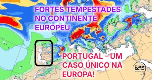 Portugal é caso único na Europa - enquanto tempestades percorrem o Continente, por cá é o único país onde não chove até Agosto! Saiba as previsões atualizadas!