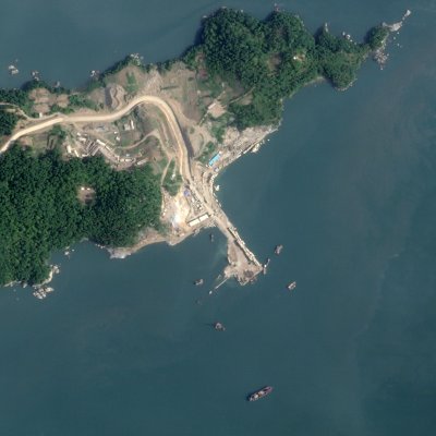 Sohae Satellite Launching Stations Pier Construction 