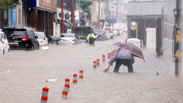 south korea rain