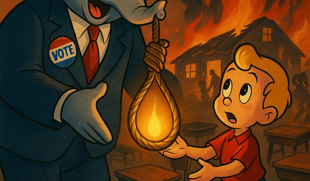 Your Kids Are Dead Because You Voted Like a Fucking Idiot and I Hope the Guilt Eats You Alive