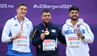 Greece and Cyprus dominate in hammer throw