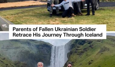 Parents of fallen Ukrainian soldier retrace his journey through Iceland