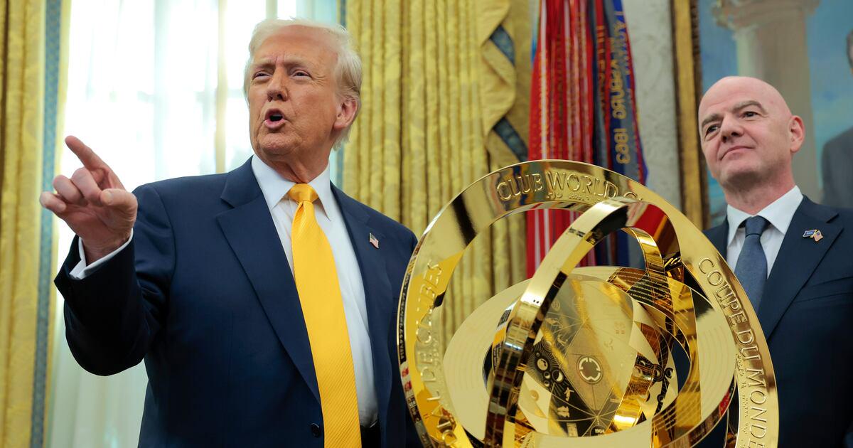 Trump Kept Gold Club World Cup Trophy for Himself So FIFA Had to Give the Winners a Replica