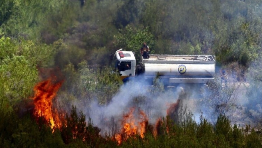 bne IntelliNews - Syria battles wildfires for fifth day as climate change worsens