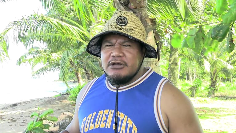 Tafitoala resident Faga'ilesau Afaaso Saleupu.