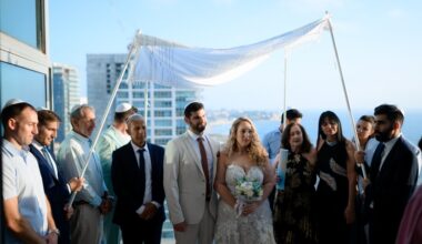 I got married in Israel during the Iran-Israel war