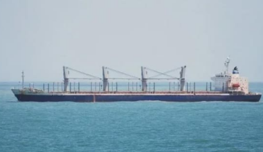 Cargo ship within 1m of grounding after rudder broke near Tauranga