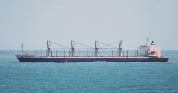Cargo ship within 1m of grounding after rudder broke near Tauranga