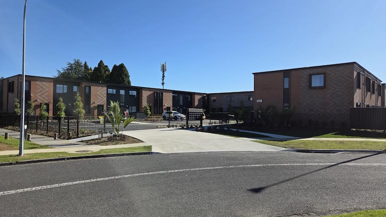 The Katikati elder housing village of 26 units is named Te Āhuru Mōwai o Hiria.