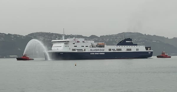 Bluebridge's new ferry Livia arrives in Wellington