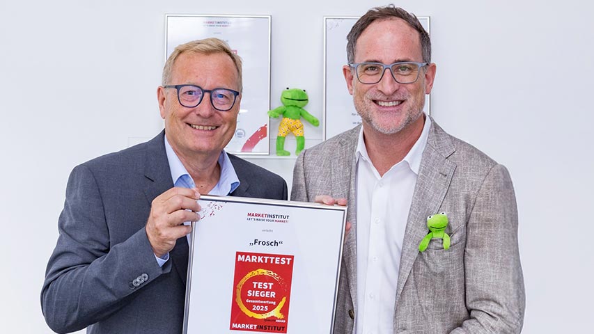 Frosch ist beliebteste Reinigermarke in Österreich – mnews – medianet.at