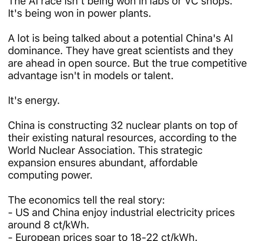 This guy’s take on energy