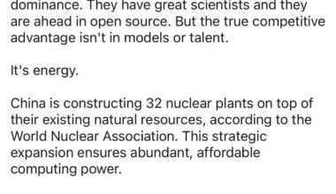 This guy’s take on energy