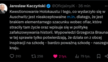 - Uwaga Szambo polityczne - Jak on mnie tera zaimponowoł. Spodziewałem się reakcji ale przerósł moje oczekiwania. Mimo że absolutnie nie jestem jego fanem xD