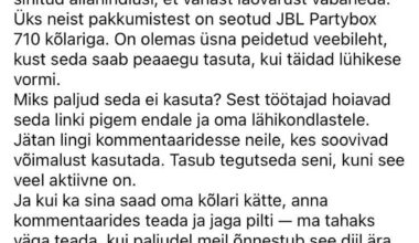 Kellegil veel seda paska fbs ette viskab?