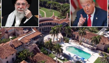 Trump says he's 'not too big into' sunbathing as he shrugs off Iranian threat of poolside assassination