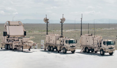Türkiyes SIPER long range air and missile defense system elements at an undated time and location. (Photo via Aselsan)