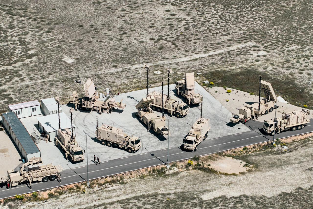 Türkiye's SIPER long range air and missile defense system elements at an undated time and location. (Photo via Aselsan)