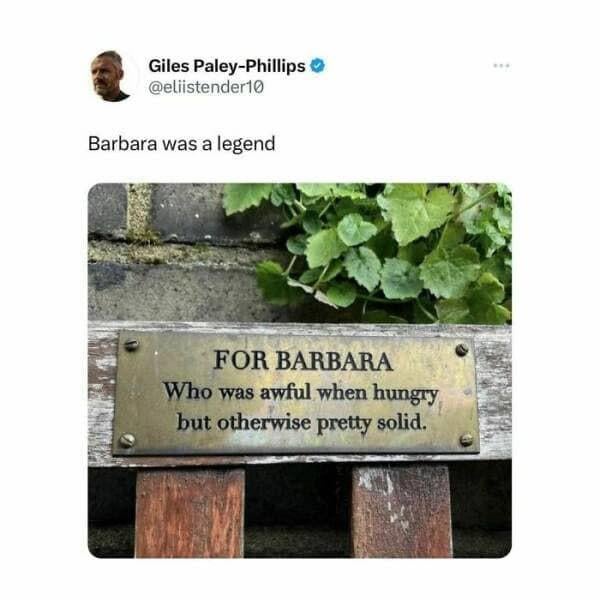Barbara: A true British icon, hunger aside