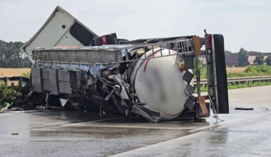 Unfall mit Speiseöl-Lkw auf A2 Richtung Berlin: Vollsperrung nach 5 Tagen aufgehoben