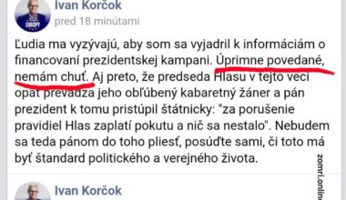 Zomri tak veľmi potrebuje Matoviča