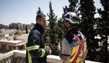 Syria firefighters from rival sides of civil war rebuild trust : NPR