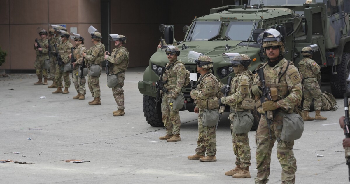 National Guard in LA