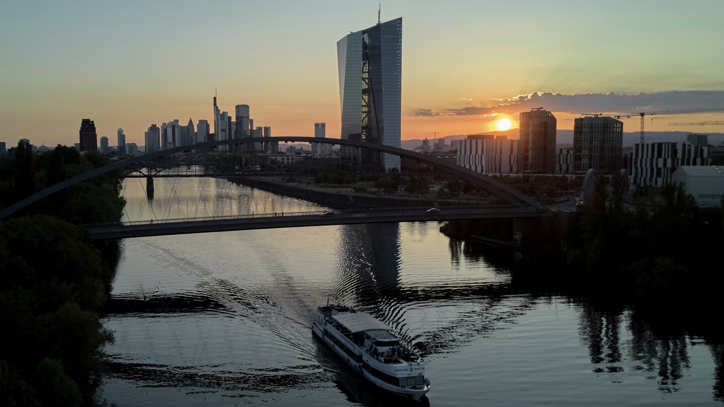 European Central Bank leaves interest rates unchanged as it assesses impact of Trump tariffs