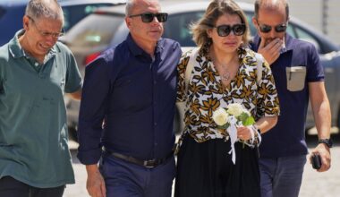 Diogo Jota's family gather for wake at chapel in Portugal