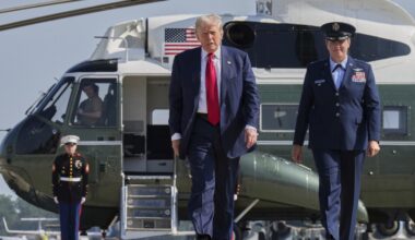 Live updates: Trump leaves for Scotland to inaugurate a new golf course