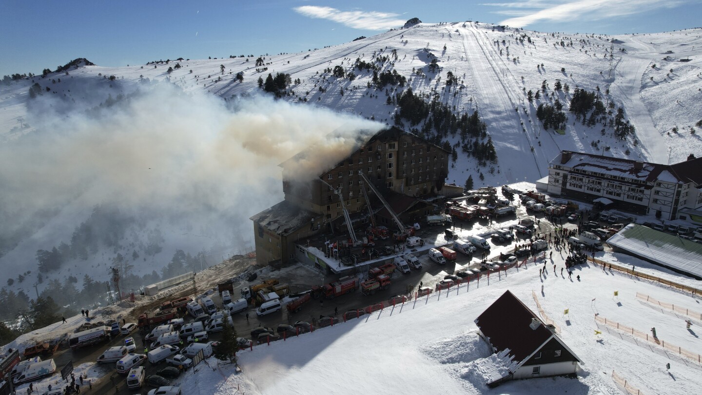 High-profile trial for deadly hotel fire that killed 78 opens in Turkey