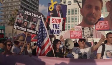 Families in Tel Aviv and Washington call on Netanyahu and Trump to secure ceasefire deal