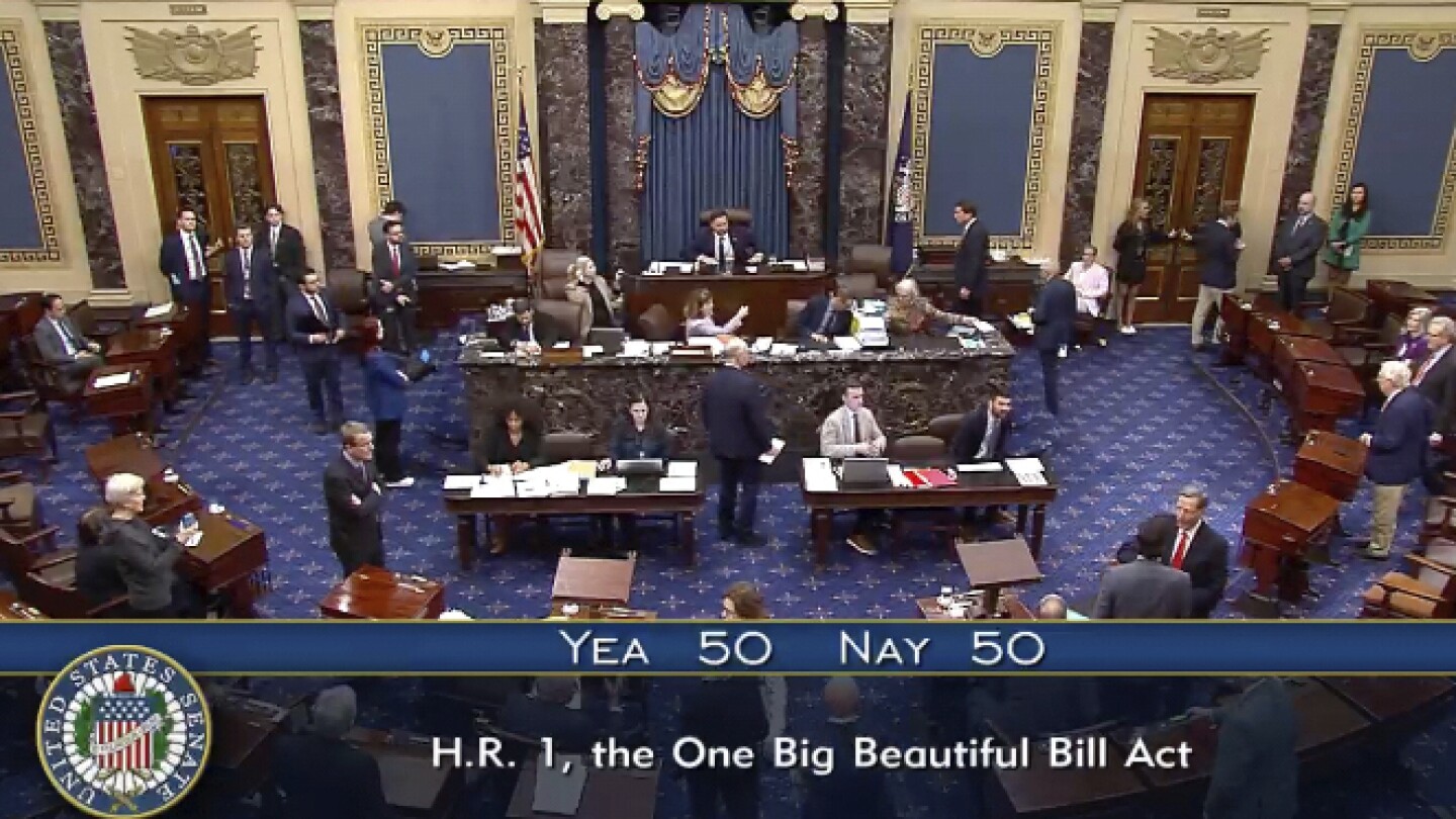 Republicans haul Trump’s big bill to Senate passage after all-night session