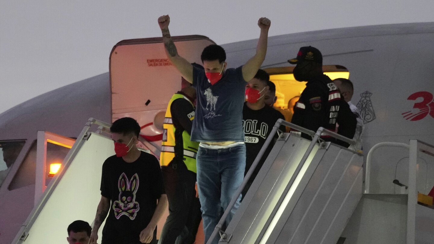 Venezuela releases jailed Americans in swap for deported migrants